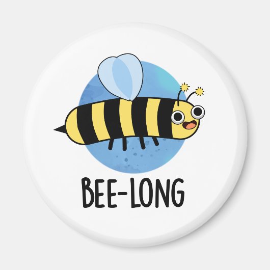 Bijenlange Funny Long Insect Bee Pun Magneet (Voorkant)