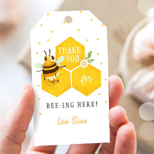 Bijenlassoorten zijn hier vandaag. Dank je Cadeaulabel