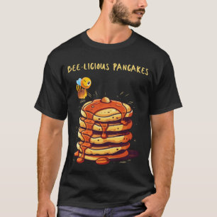 Bijenmachtige pancakes t-shirt