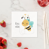 Bijenmijn Bumblebee Geel Zwart Servet (Insitu)