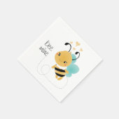 Bijenmijn Bumblebee Geel Zwart Servet (Hoek)