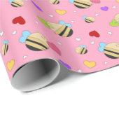 Bijenmijn-Valentijn Cadeaupapier (Rol Hoek)