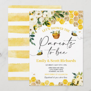 Bijenouders Genderneutrale Baby showers voor bijen Kaart