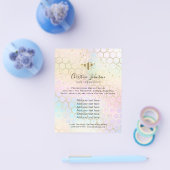 bijenpastelkleuren flyer (Enkel)