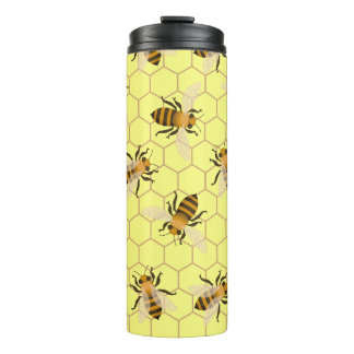 Bijenpatroon Thermosbeker