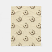  bijenpoot fleece deken (Voorkant)