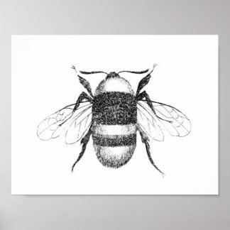 bijenprint poster