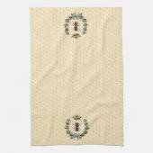 Bijenschaar en kroon theedoek (Verticaal)