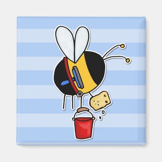bijenschoner magneet (Voorkant)