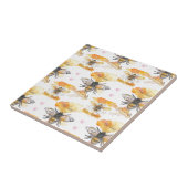 Bijensoort - Bee Happy Tegeltje (Zijkant)