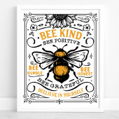 Bijensoort positieve bijensterfte poster