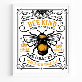 Bijensoort positieve bijensterfte poster