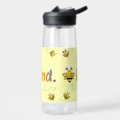 Bijensoort Whimsical Floral Bee Lover Waterfles (Links)