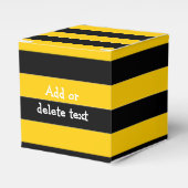 bijenstrepen bedankdoosjes (Voorkant Zijde)