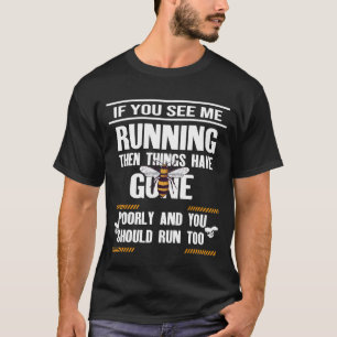 Bijenteelt Apiarist bijen Honingbijen Beeteelt T-shirt