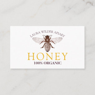 Bijenteelt Apiary Honey Gold Visitekaartje