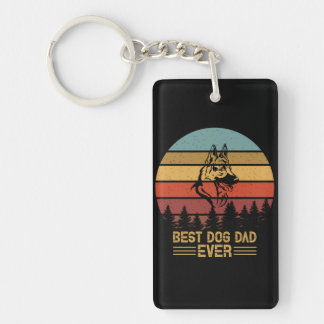 Bijenteelt art beste hond ooit sleutelhanger