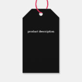 Bijenteelt Boerderij van honingbijen - Reuzengeel  Cadeaulabel (Achterkant)