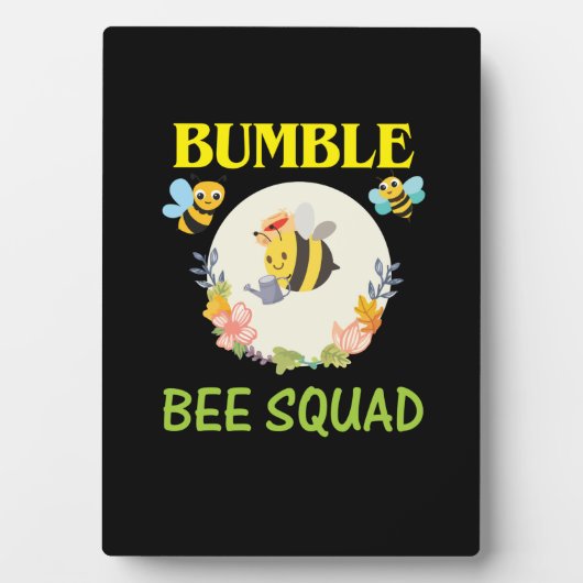 Bijenteelt | Bumble Bee Squad Fotoplaat (voorkant)