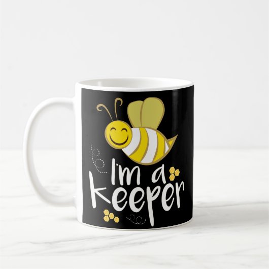 Bijenteelt Crazy Bee Lover Coffee Mok (Links)