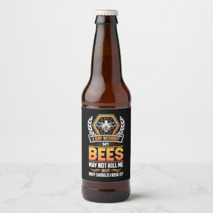 Bijenteelt Een dag zonder mijn bijen I-risico Bier Etiket