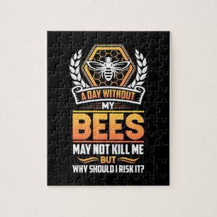 Bijenteelt Een dag zonder mijn bijen I-risico Legpuzzel