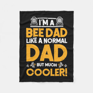 Bijenteelt Ik ben een bijenvader Fleece Deken
