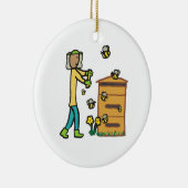 Bijenteelt Keramisch Ornament (Rechts)