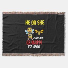 Bijenteelt maakt grote grootmoeder voor bijen deken