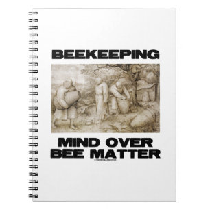 Bijenteelt over bijenmaterie notitieboek