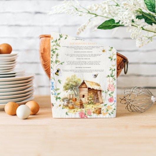 bijenteelt | Rustiek Boerderij Monogram Theedoek