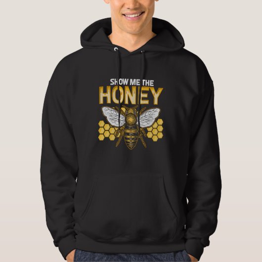 Bijenteelt Show Honingraat Nectar Graphic Hoodie (Voorkant)