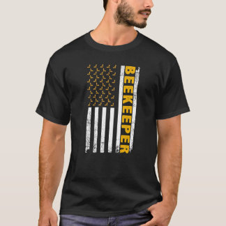 Bijenteelt voor mannen, Verenigde Staten Amerikaan T-shirt