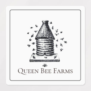 bijenteler of Boerderij Labels