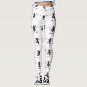 Bijenwerker Honing Zwarte hommel Leggings