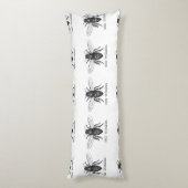 Bijenwerker Honing Zwarte hommel Lichaamskussen (Achterkant (Verticaal))