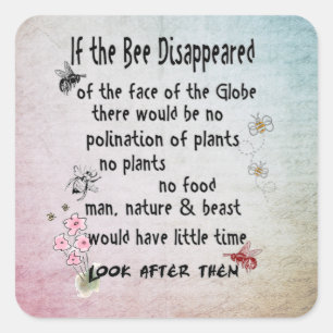 Bijenwijsheid sticker