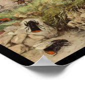 Bijenwissel snijdt afdrukken poster (Hoek)