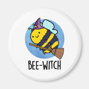 Bijenwitch Funny Bee Pun Magneet