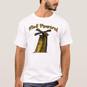 bijgebouw met windenergie t-shirt