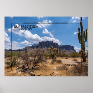 Bijgeloof Berg, Arizona Poster