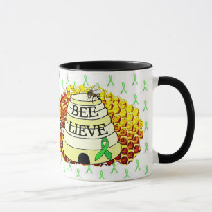 Bijgeloof Lyme-ziekte bewustzijn koffiekop Mok