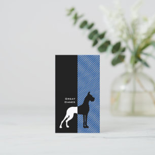 Bijgesneden Great Dane-bedrijfskaarten Visitekaartje