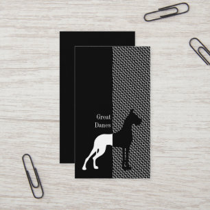 Bijgesneden Great Dane Visitekaartjes