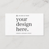 Bijgevoegde kaart Uw ontwerp uploaden (Voorkant)