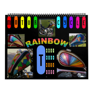 Bijgewerkt! Motorfietsregenboog 2013 — 18 maanden Kalender