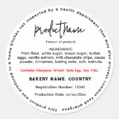 Bijgewerkt Rond Illinois cottage food label (Voorkant)