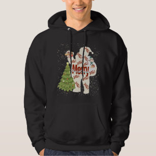 BIJGEWERKT Santa met geschenken Hoodies voor Manne