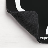 Bijgewerkte logo op mousepad... muismat (Hoek)