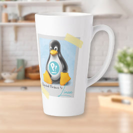 Bijgewerkte Windows PopOS Tux Latte Mok